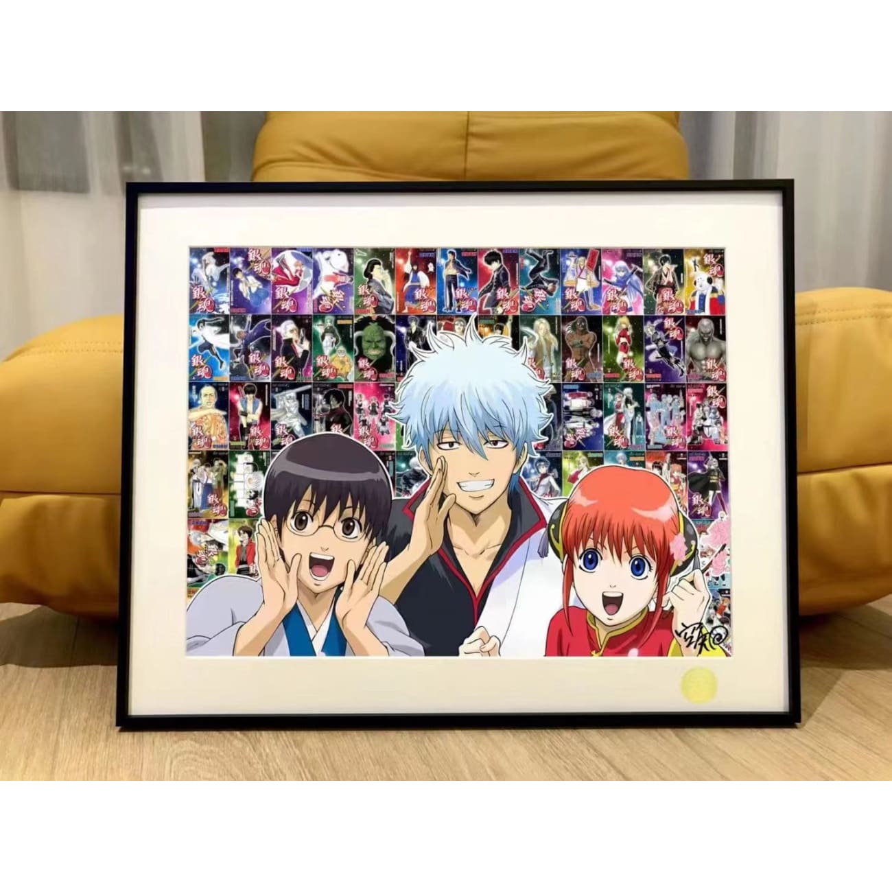 Xing Kong Studio - Sakata Gintoki, Shimura Shinpachi & Kagura Gintama 19th Anniversary Poster Frame 