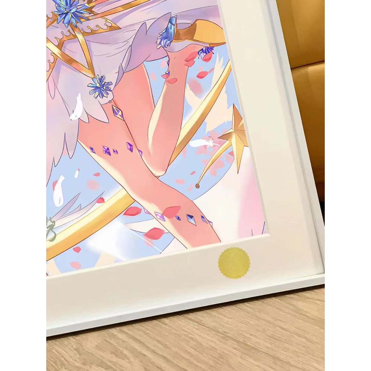 Xing Kong Studio - Sakura Kinomoto and Cerberus Poster Frame