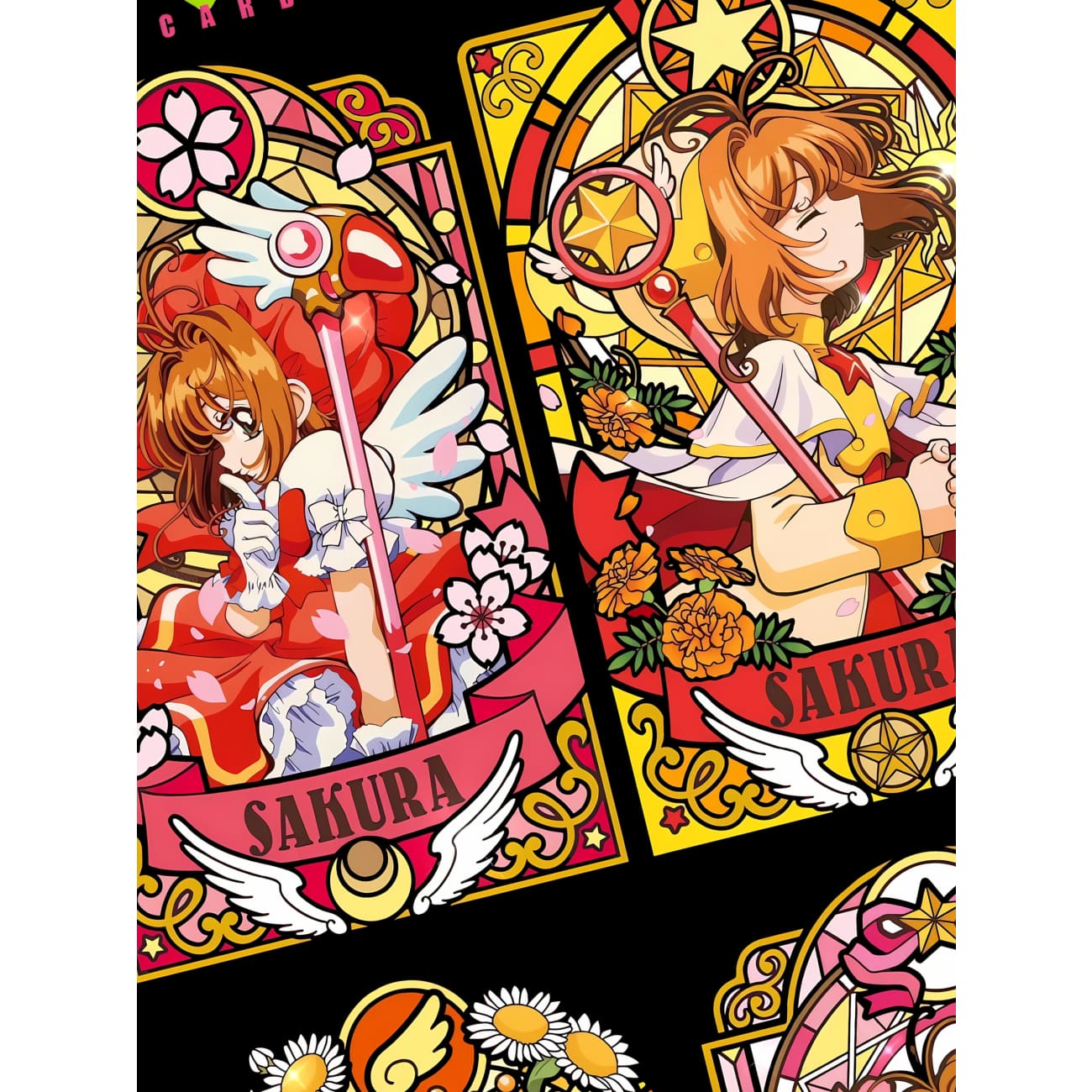 Xing Kong Studio - Sakura Kinomoto Stained Glass Poster Frame