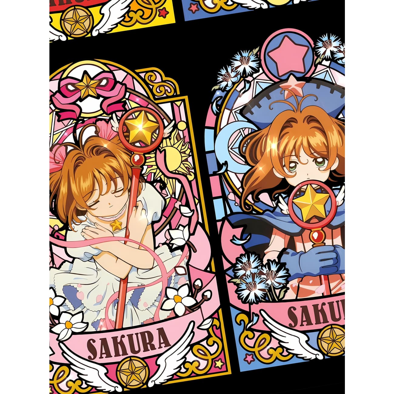Xing Kong Studio - Sakura Kinomoto Stained Glass Poster Frame