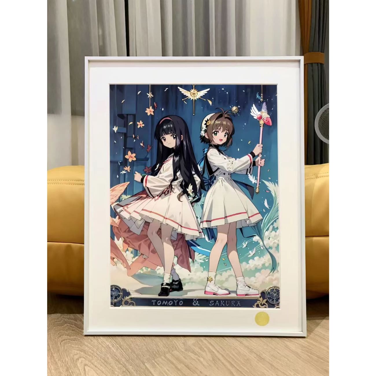Xing Kong Studio - Sakura Kinomoto & Tomoyo Daidouji Poster Frame
