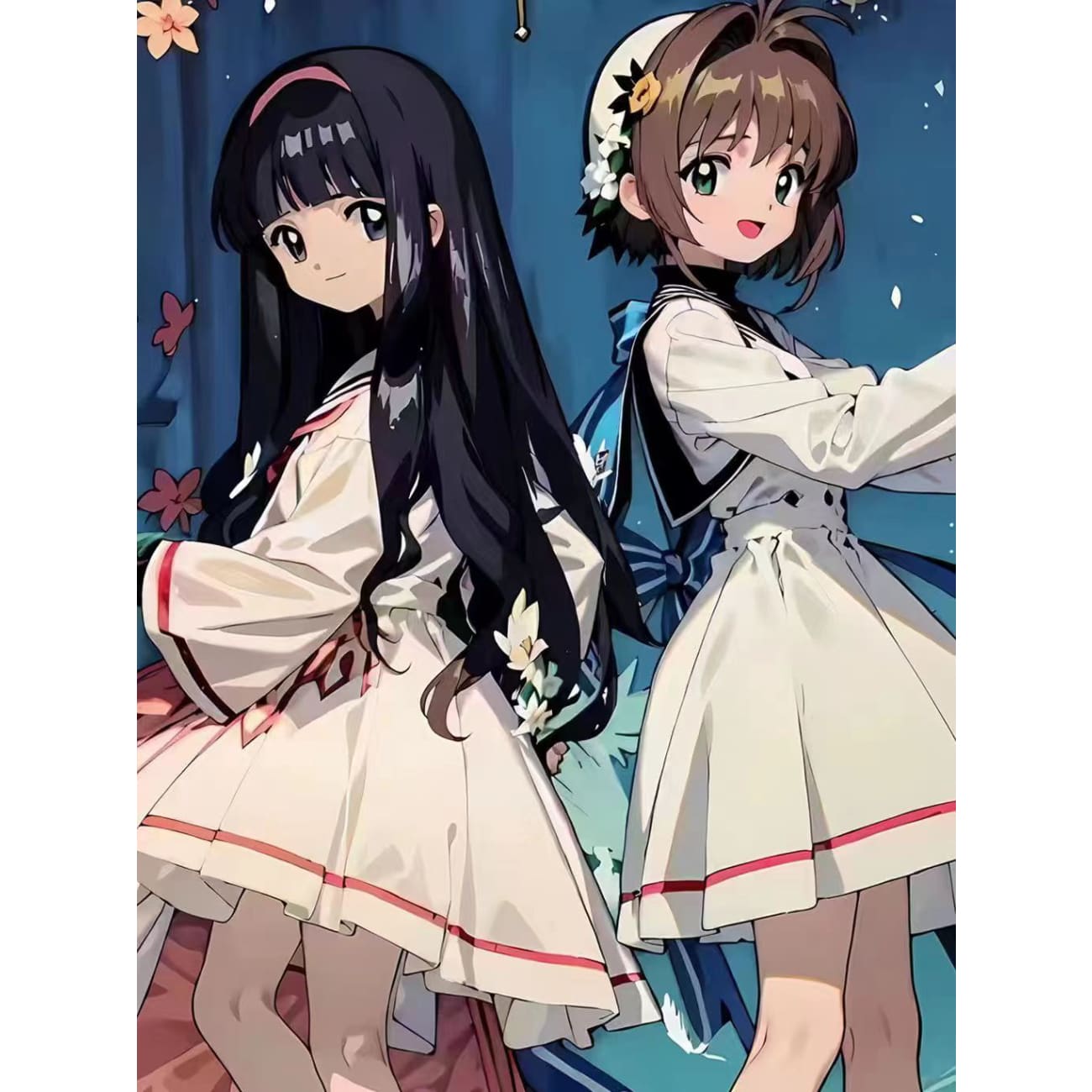 Xing Kong Studio - Sakura Kinomoto & Tomoyo Daidouji Poster Frame