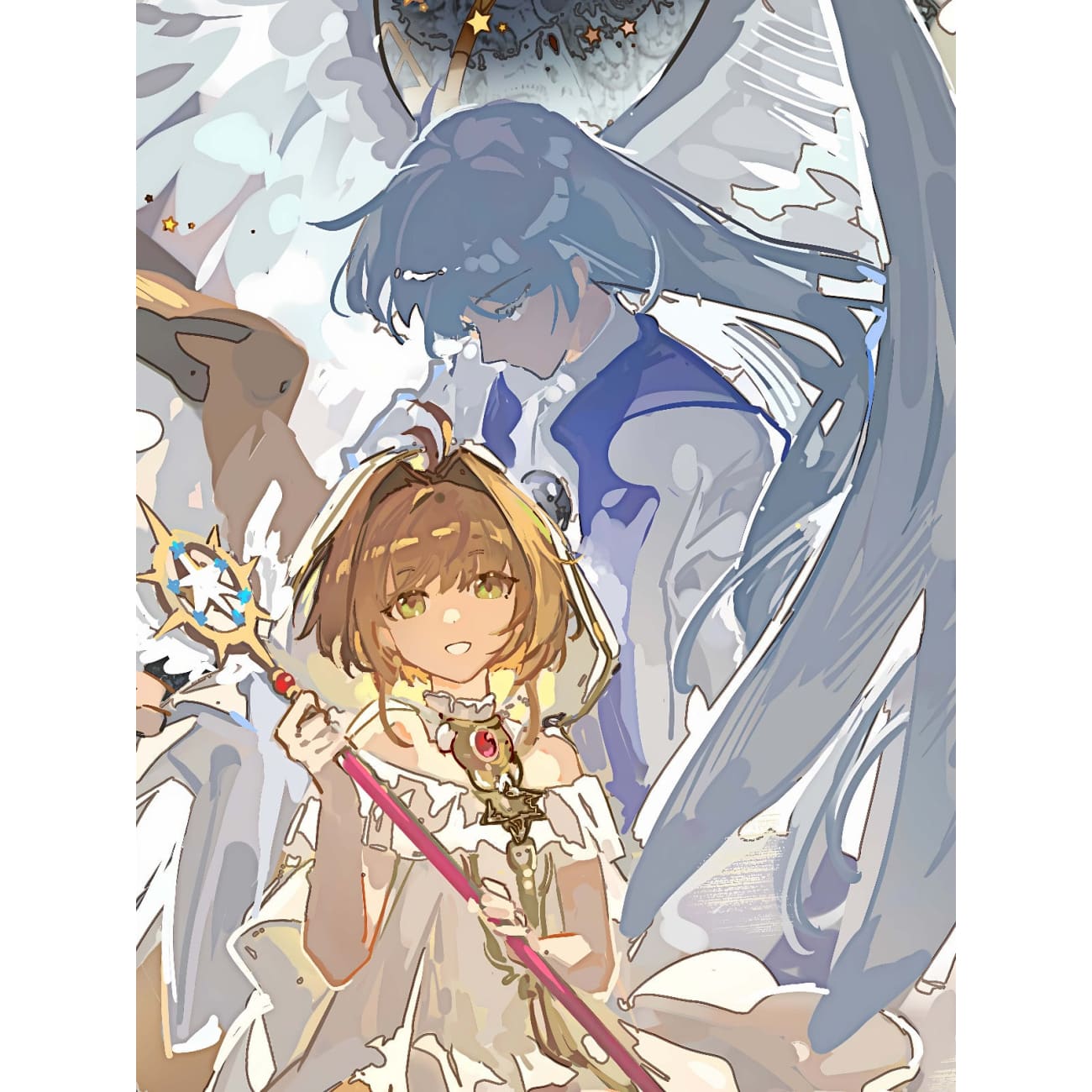 Xing Kong Studio - Sakura Kinomoto & Yue Poster Frame