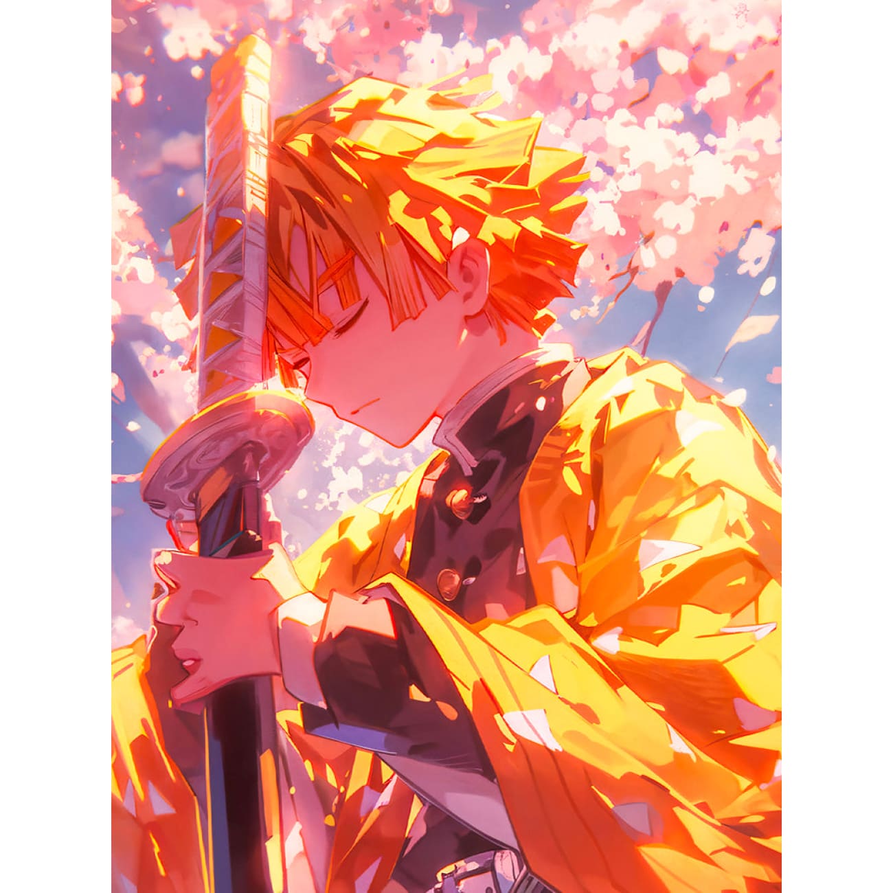 Xing Kong Studio - Sakura Zenitsu Agatsuma Poster Frame [2 Variants]