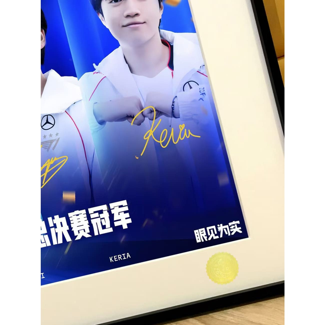 Xing Kong Studio - Season 14 T1 Champion Poster Frame