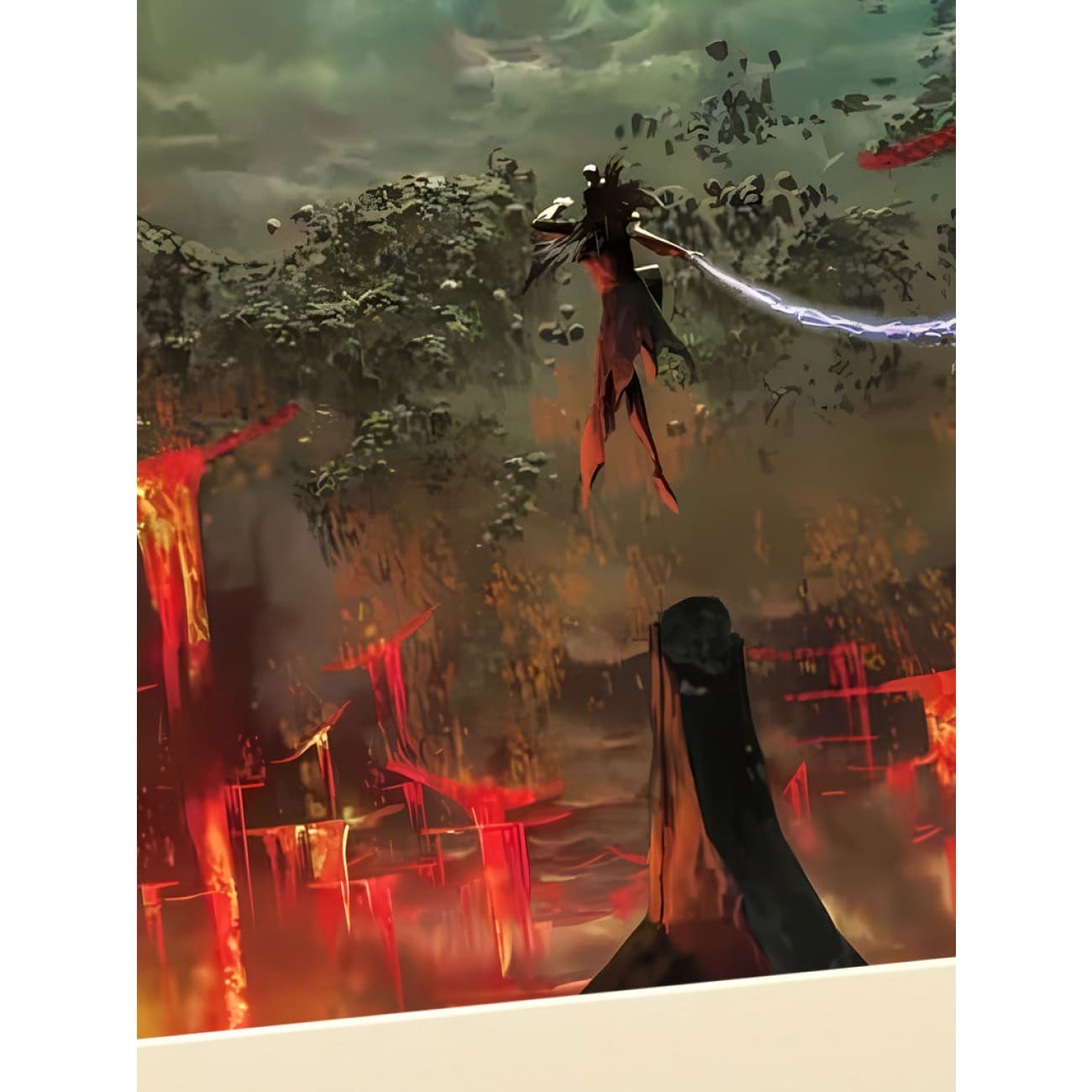 Xing Kong Studio - Shen Gongbao vs Three Dragons Poster Frame