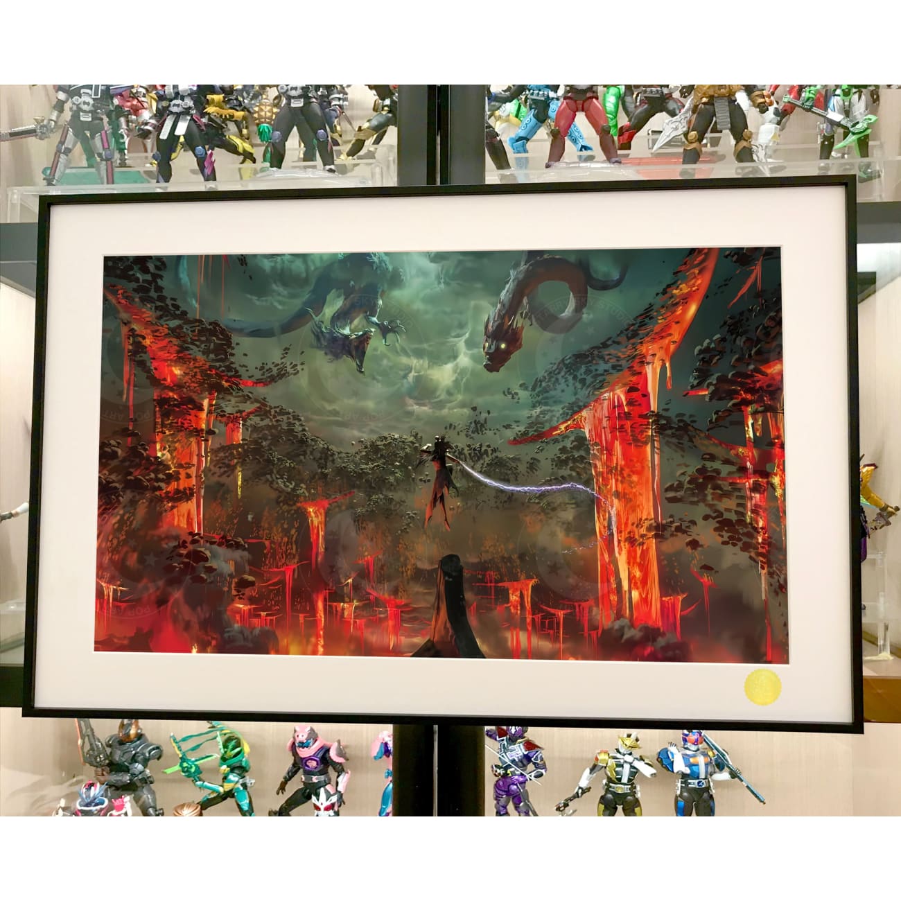 Xing Kong Studio - Shen Gongbao vs Three Dragons Poster Frame