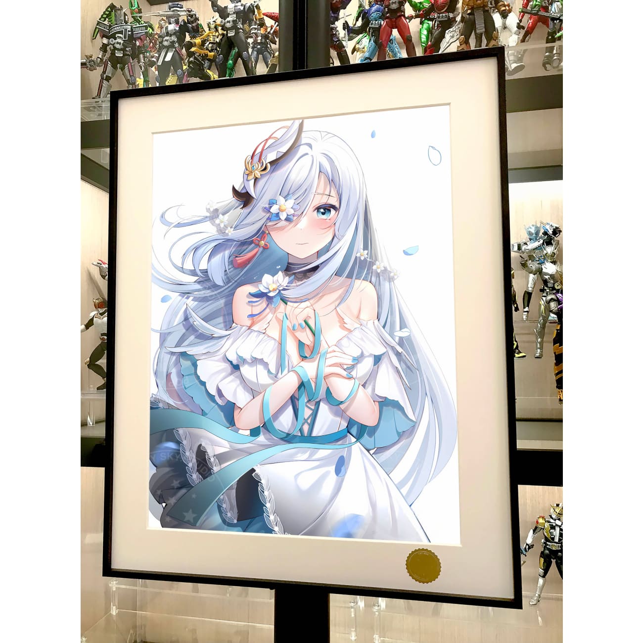 Xing Kong Studio - Shenhe White Dress Poster Frame