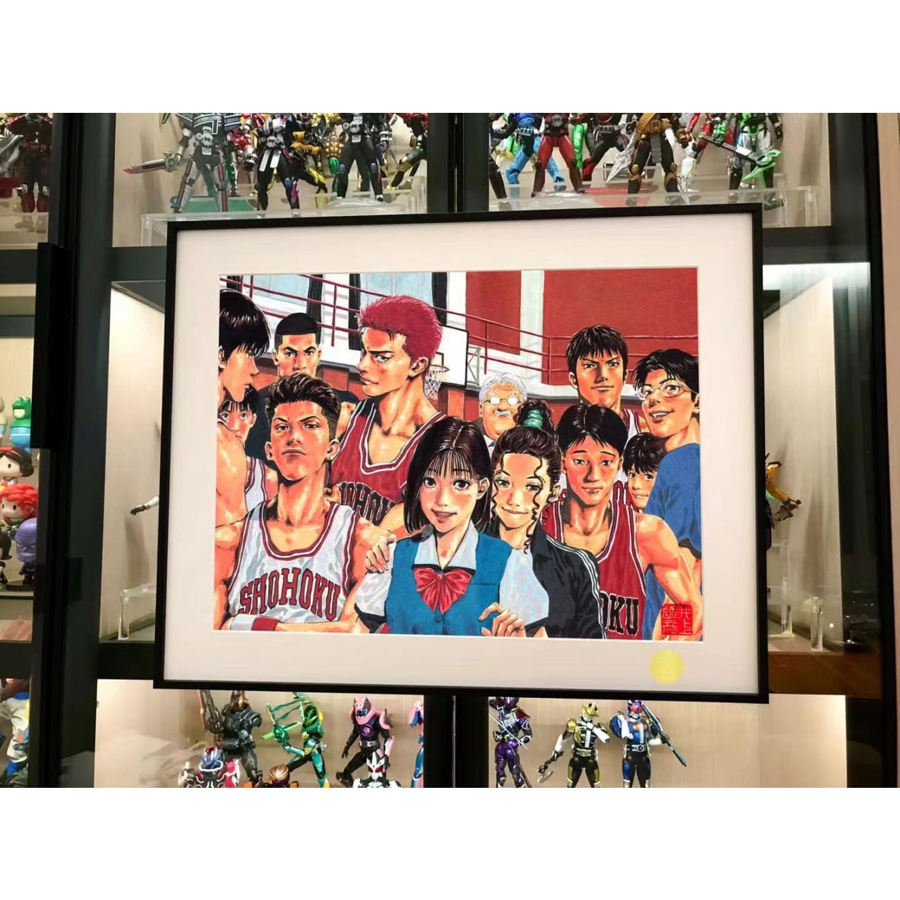 Xing Kong Studio - Shohoku High School Basketball Team Poster Frame