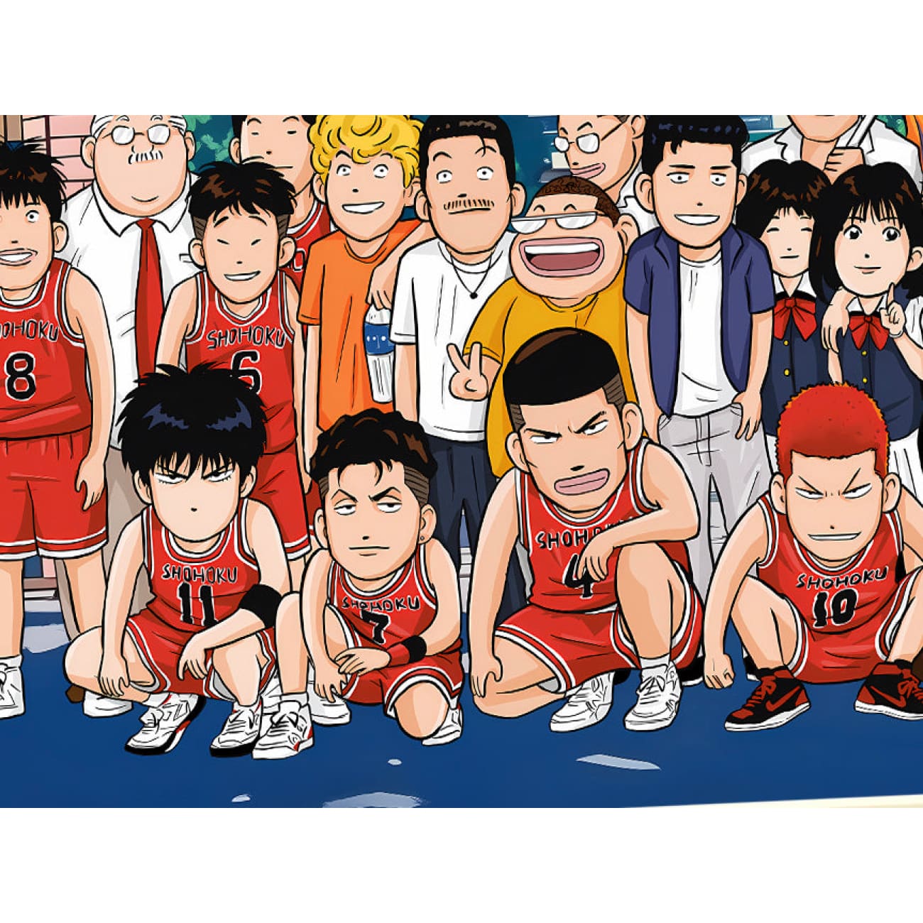 Xing Kong Studio - Slam Dunk Family Portrait Chibi Version Poster Frame