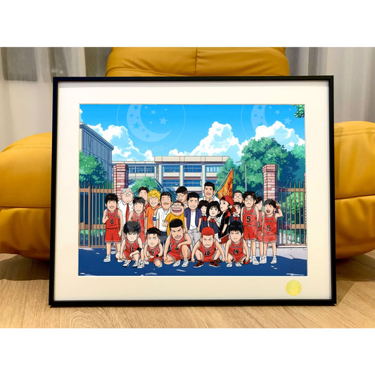 Xing Kong Studio - Slam Dunk Family Portrait Chibi Version Poster Frame