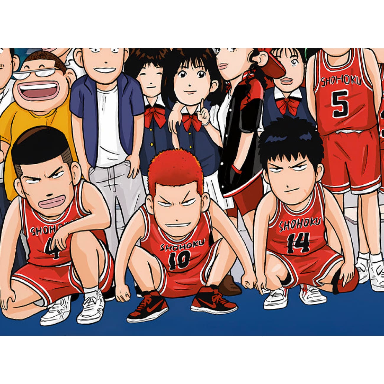 Xing Kong Studio - Slam Dunk Family Portrait Chibi Version Poster Frame