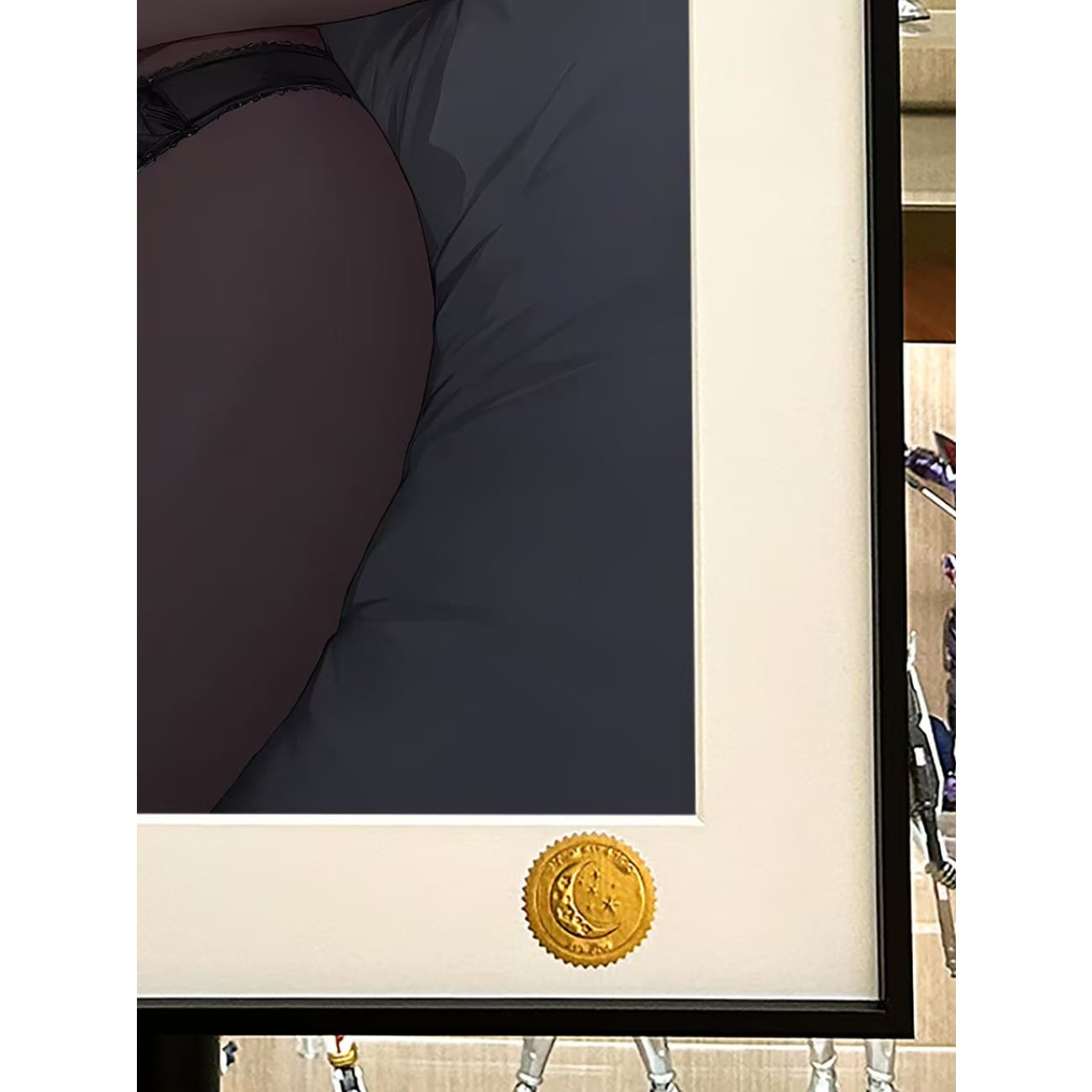 Xing Kong Studio - Sleeping Position Evelyn Chevalier Poster Frame