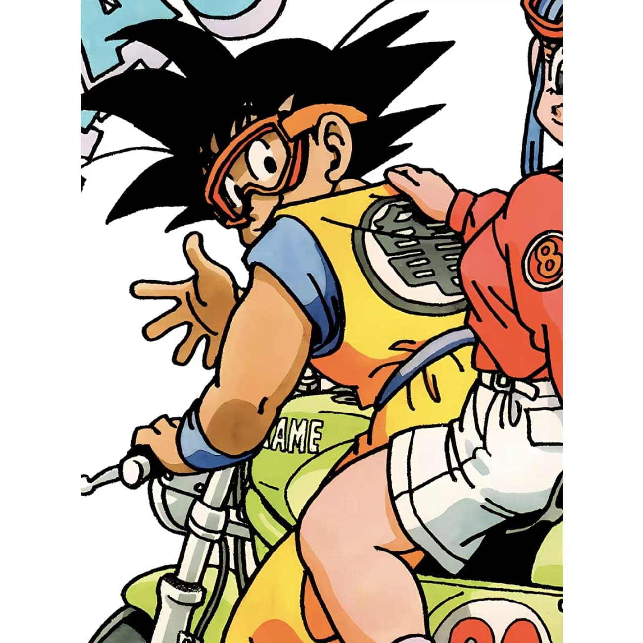 Xing Kong Studio - Son Goku & Chi-Chi Poster Frame