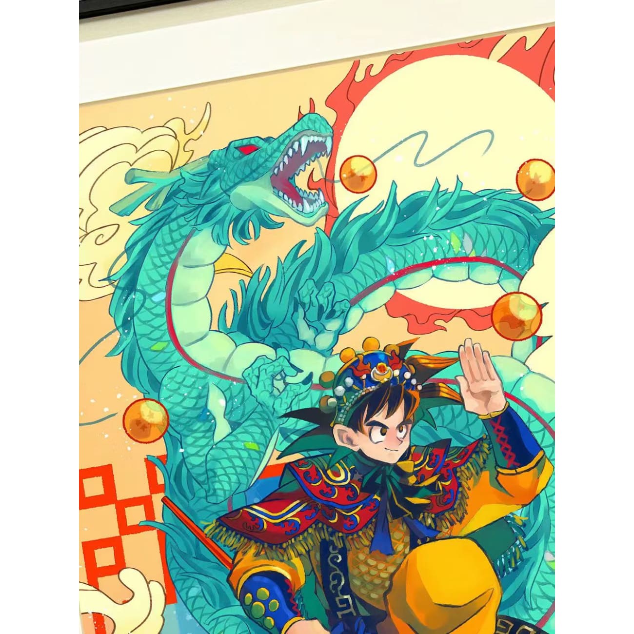 Xing Kong Studio - Son Goku Dragon Year Ver. Poster Frame