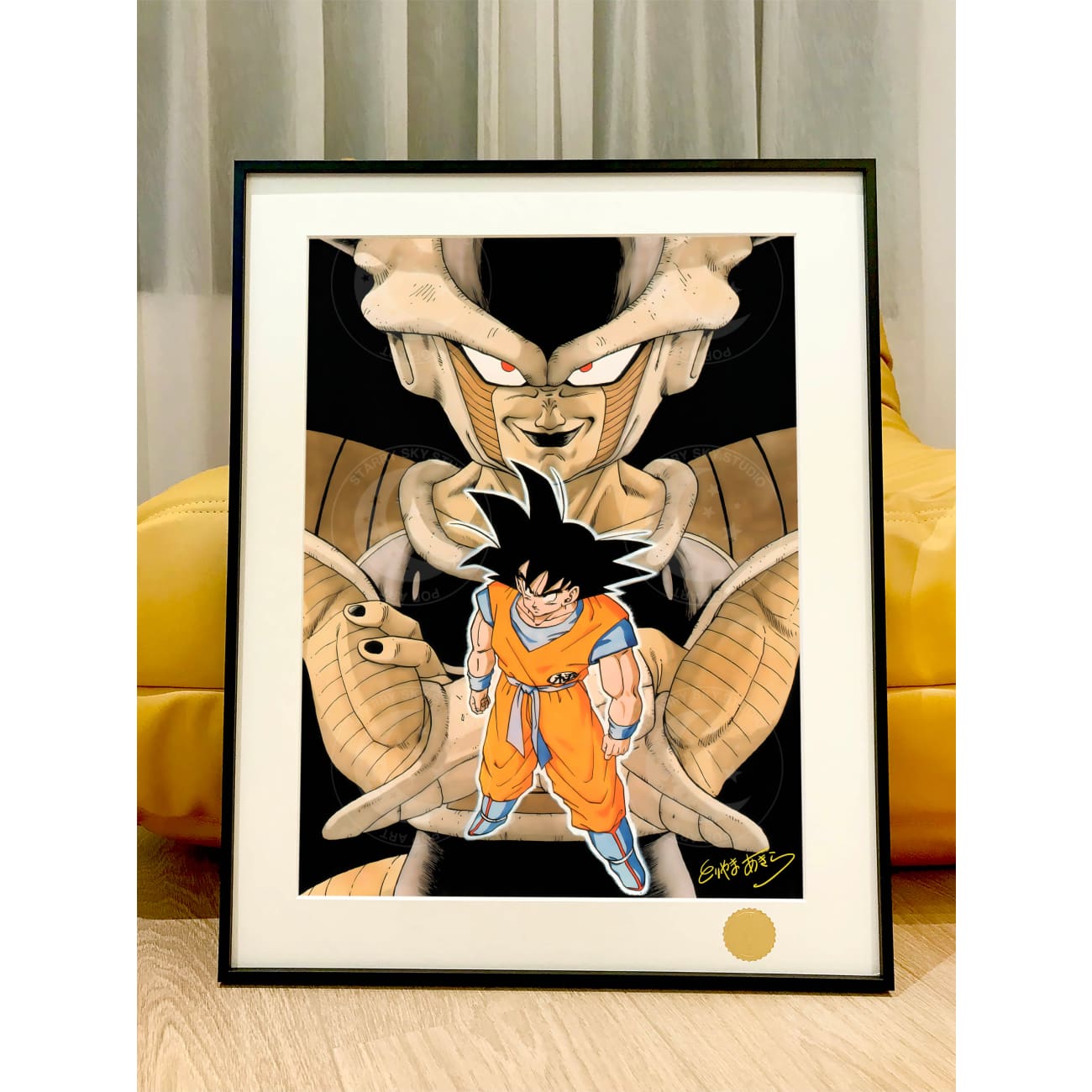 Xing Kong Studio - Son Goku & Frieza Poster Frame
