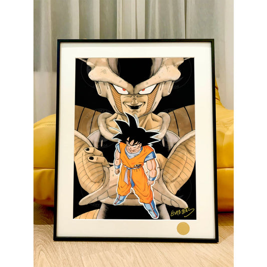 Xing Kong Studio - Son Goku & Frieza Poster Frame