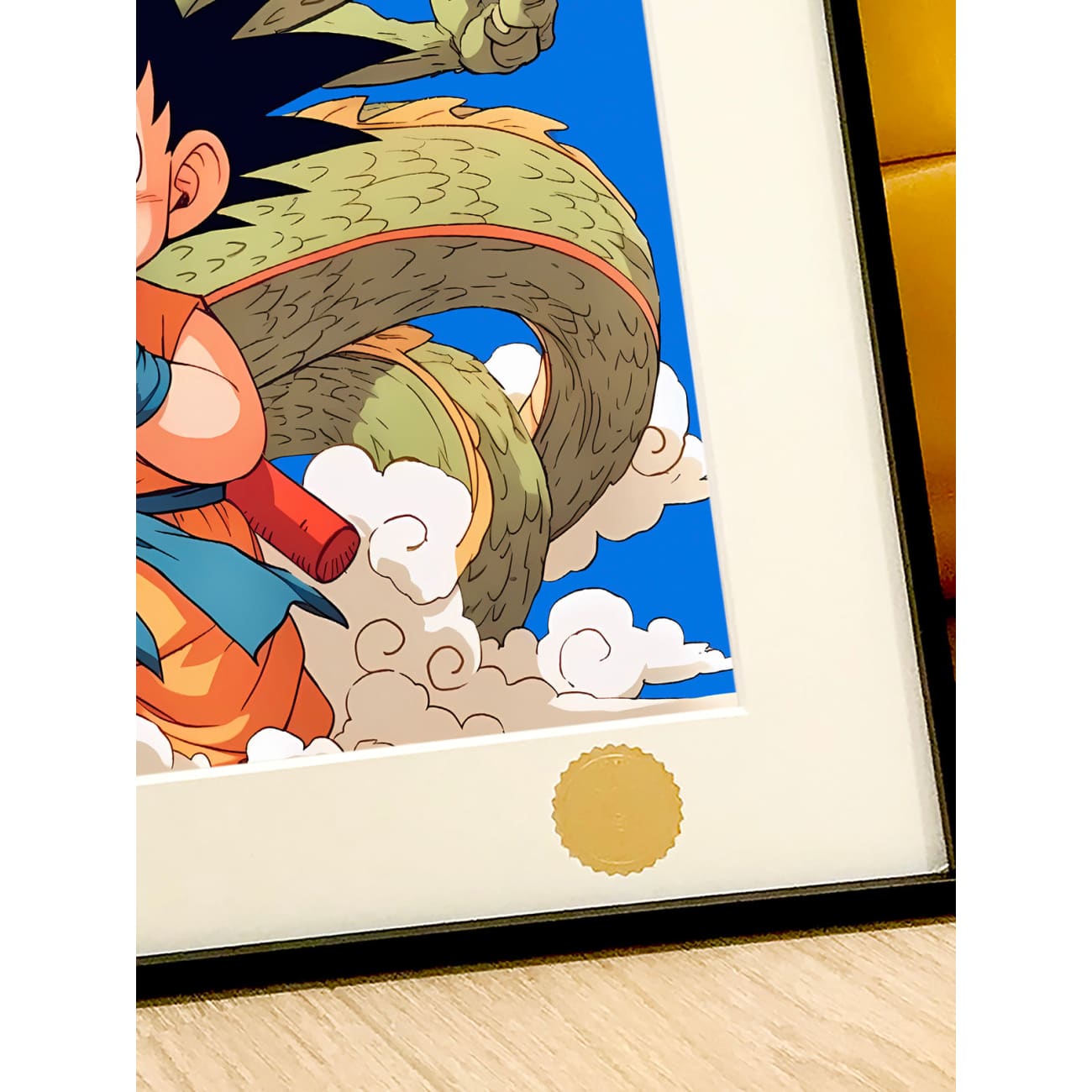 Xing Kong Studio - Son Goku & Shenron Decorative Poster Frame