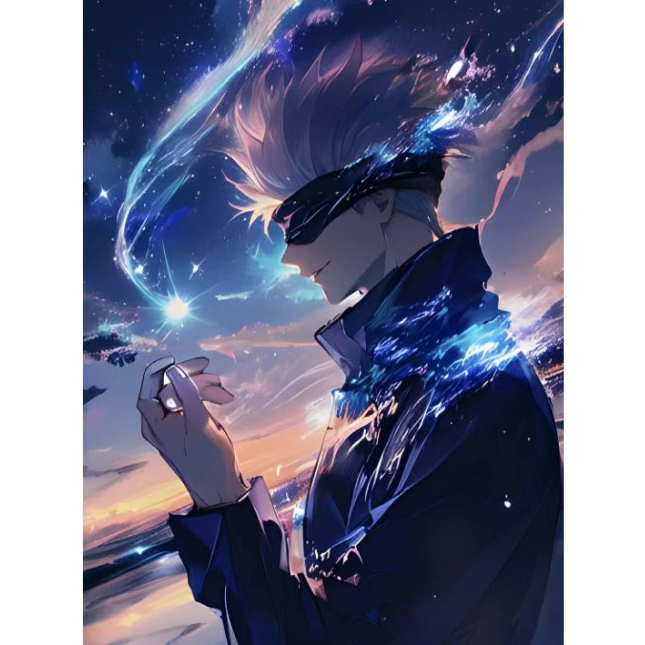Xing Kong Studio - Starry Sky Satoru Gojo Poster Frame