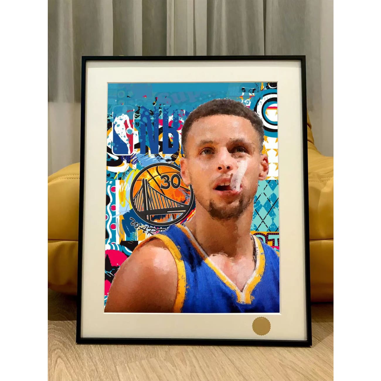 Xing Kong Studio - Stephen Curry Poster Frame 