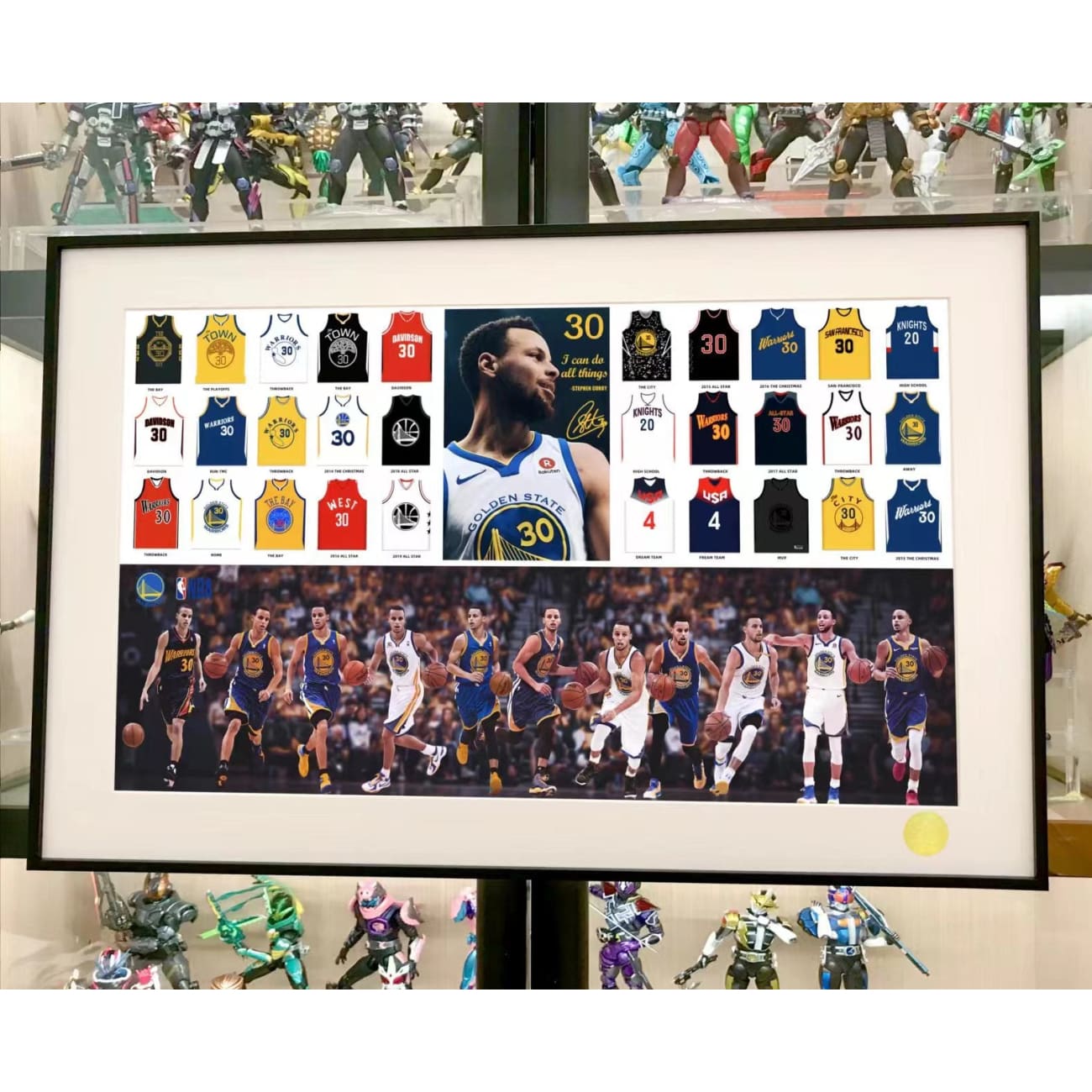 Xing Kong Studio - Stephen Curry Poster Frame