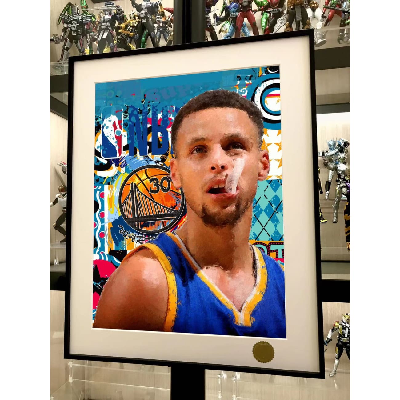 Xing Kong Studio - Stephen Curry Poster Frame 