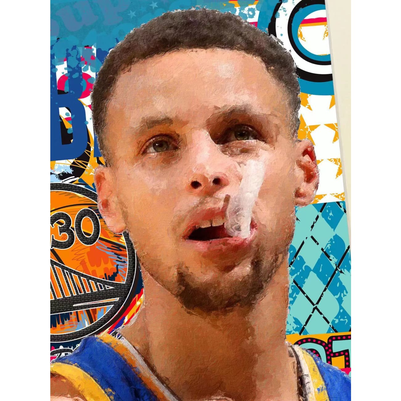 Xing Kong Studio - Stephen Curry Poster Frame 