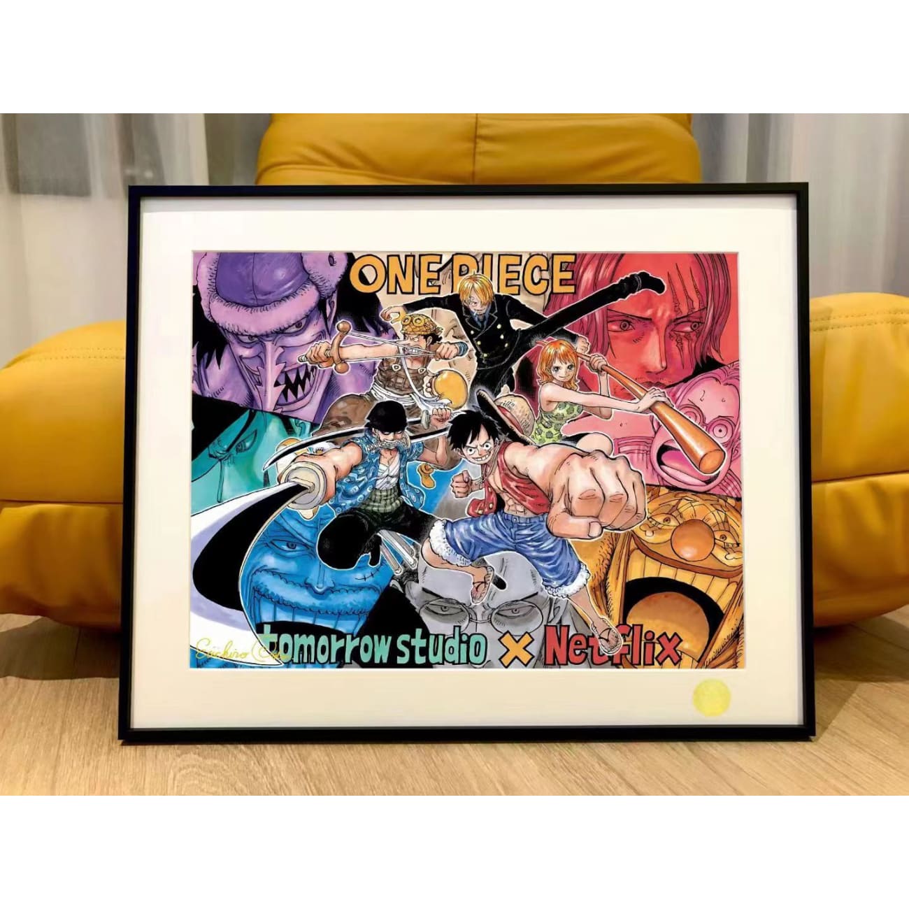Xing Kong Studio - Straw Hat Pirates Crew Five Person Poster Frame