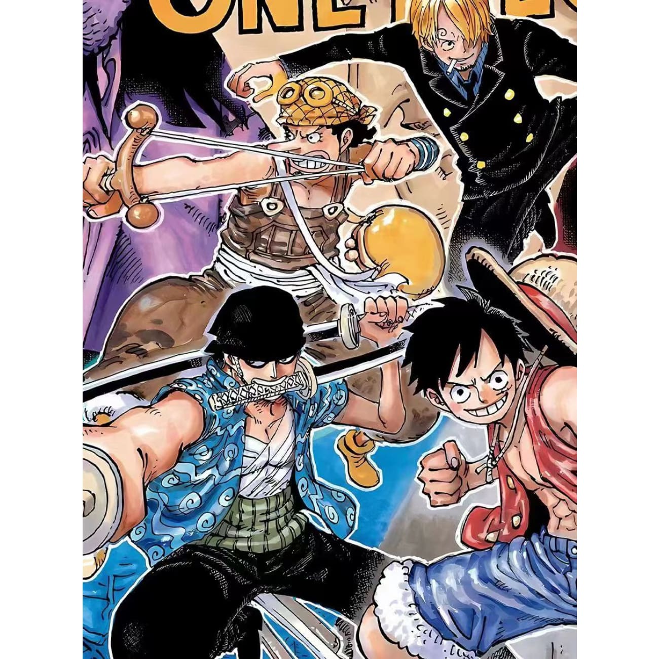 Xing Kong Studio - Straw Hat Pirates Crew Five Person Poster Frame