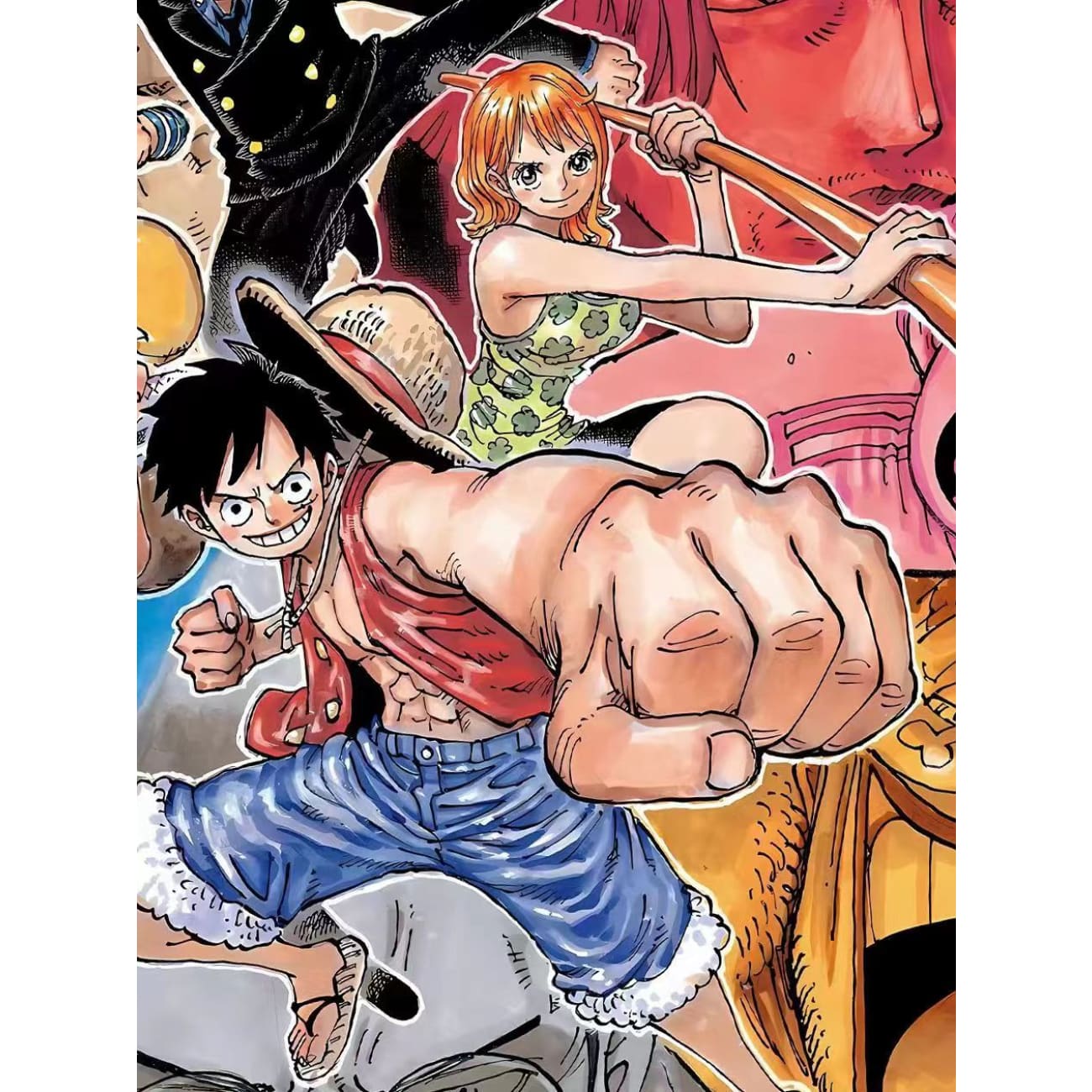 Xing Kong Studio - Straw Hat Pirates Crew Five Person Poster Frame