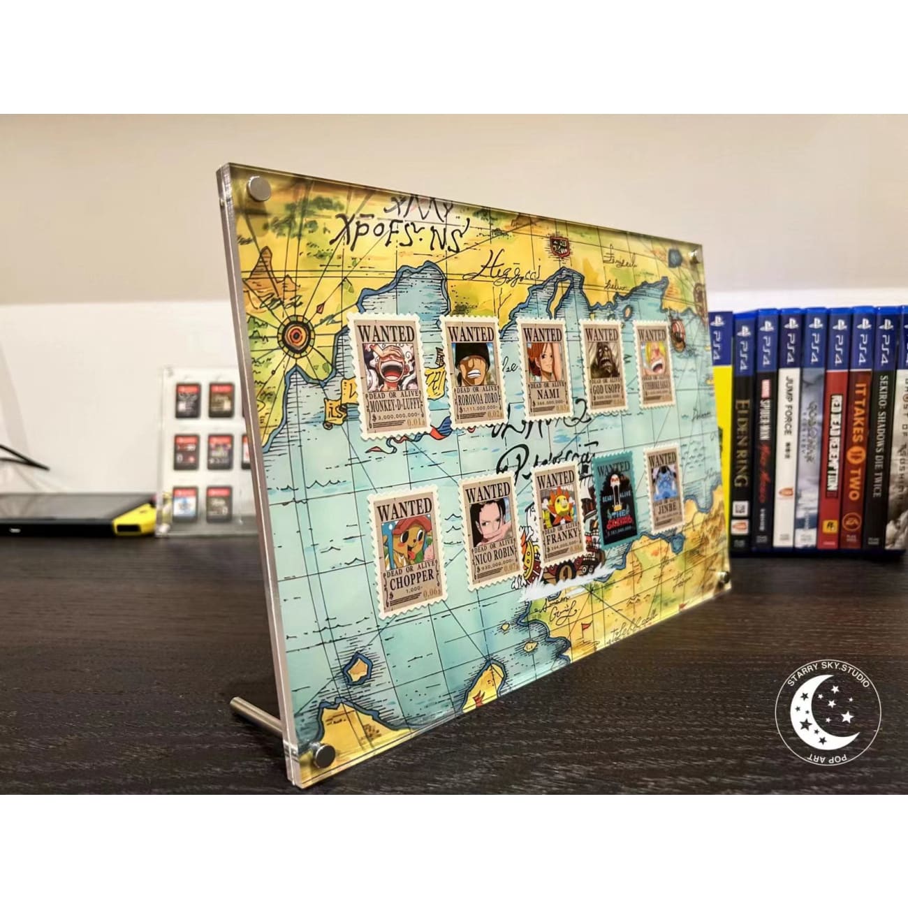 Xing Kong Studio - Straw Hat Pirates Wanted Stamp Card