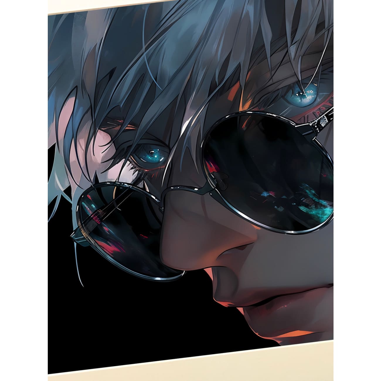 Xing Kong Studio - Sunglasses Satoru Gojo Poster Frame