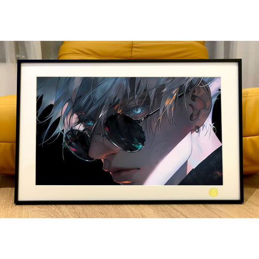 Xing Kong Studio - Sunglasses Satoru Gojo Poster Frame