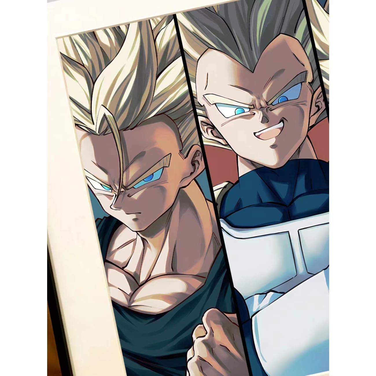 Xing Kong Studio - Super Saiyan (Goku, Vegeta, Gohan & Trunks) Poster Frame