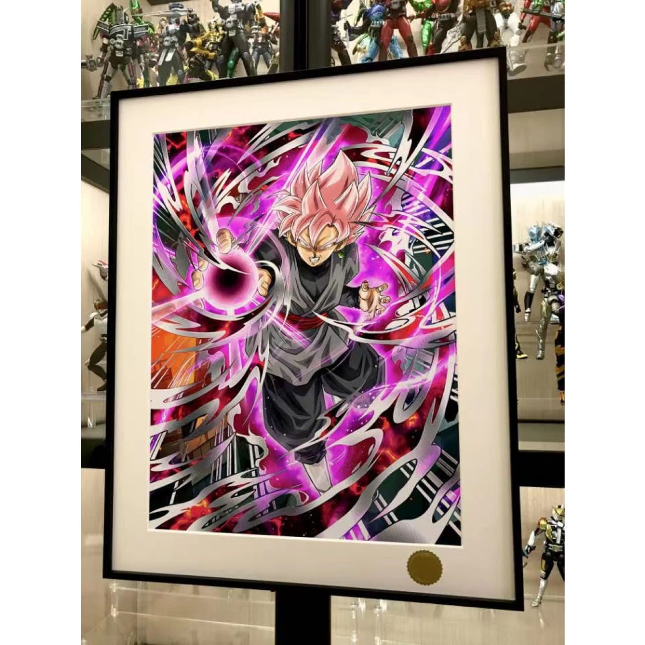 Xing Kong Studio - Super Saiyan Rose Goku Black Poster Frame
