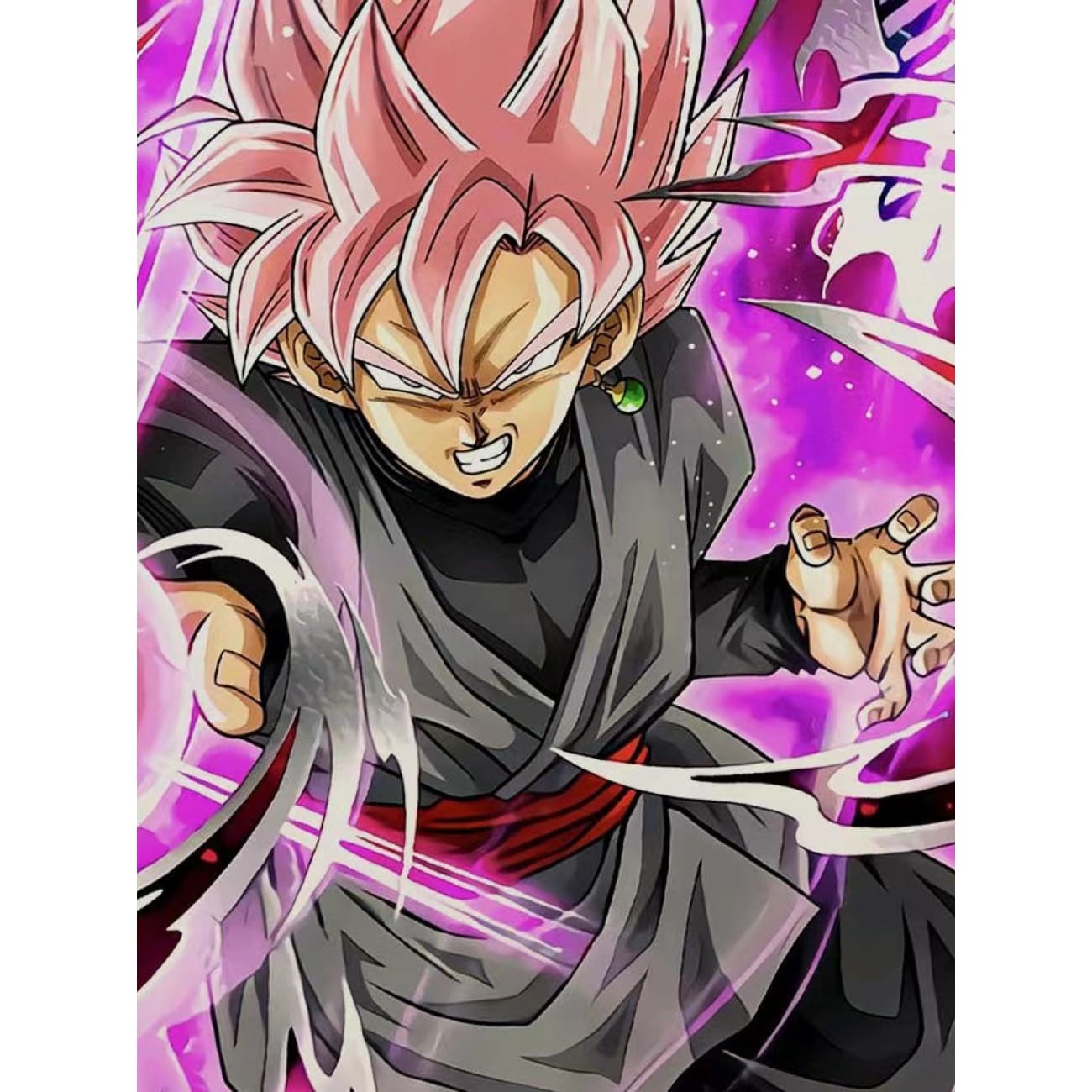 Xing Kong Studio - Super Saiyan Rose Goku Black Poster Frame