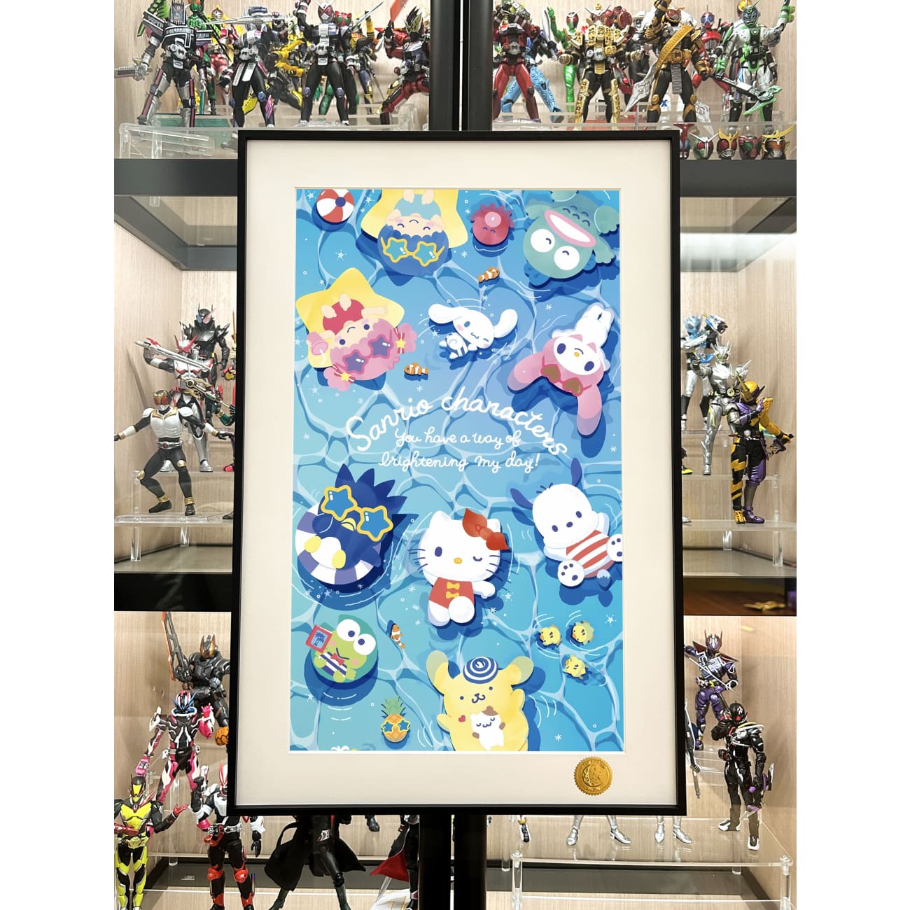 Xing Kong Studio - Swimming Pool Sanrio Poster Frame