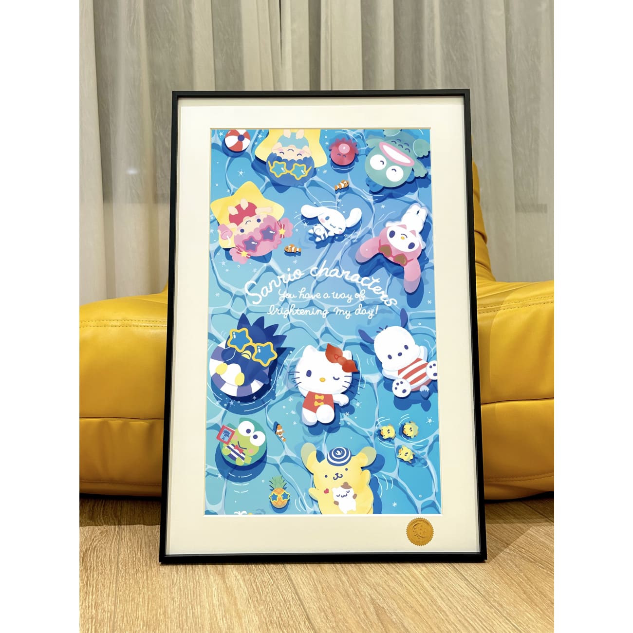 Xing Kong Studio - Swimming Pool Sanrio Poster Frame