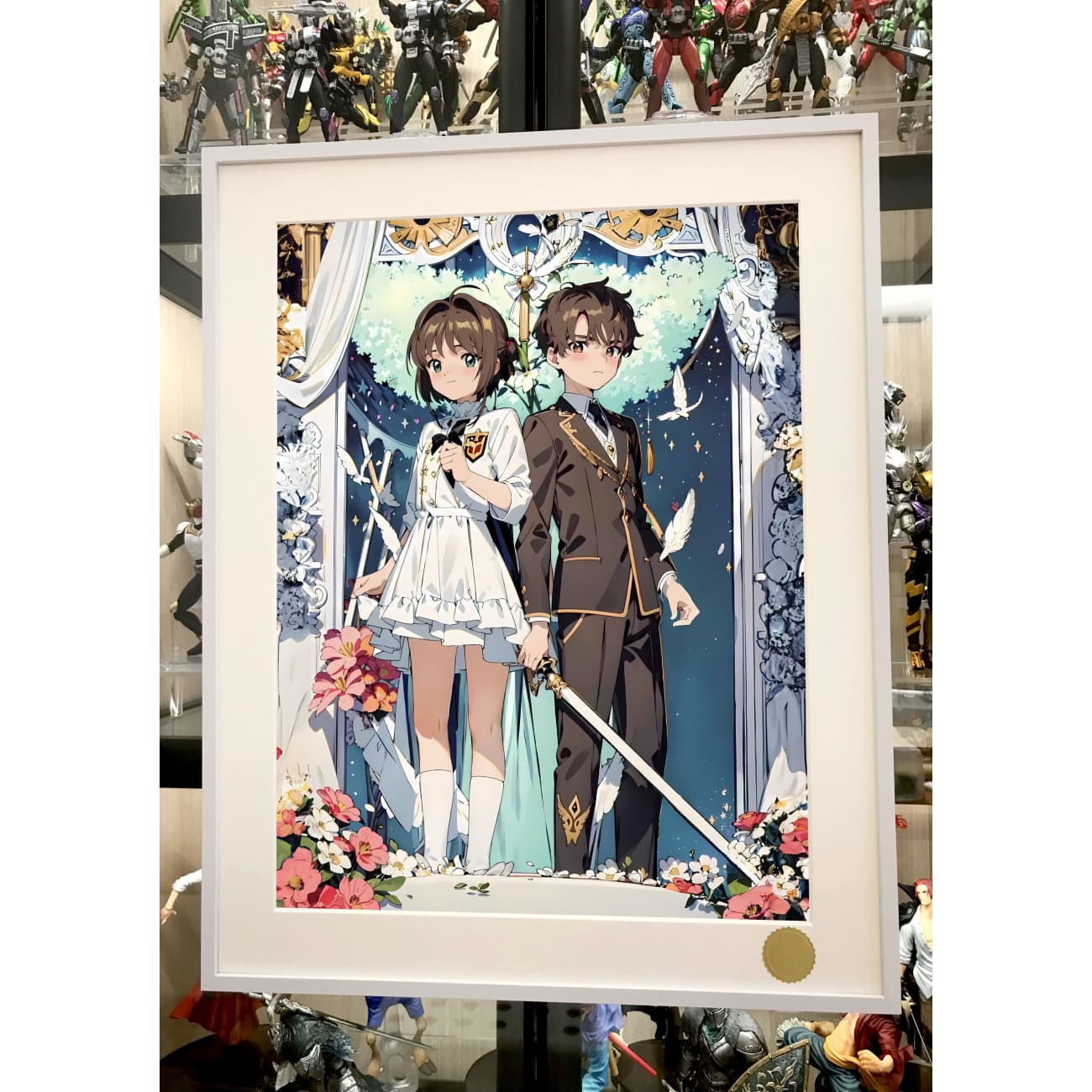 Xing Kong Studio - Syaoran Li & Sakura Kinomoto Poster Frame