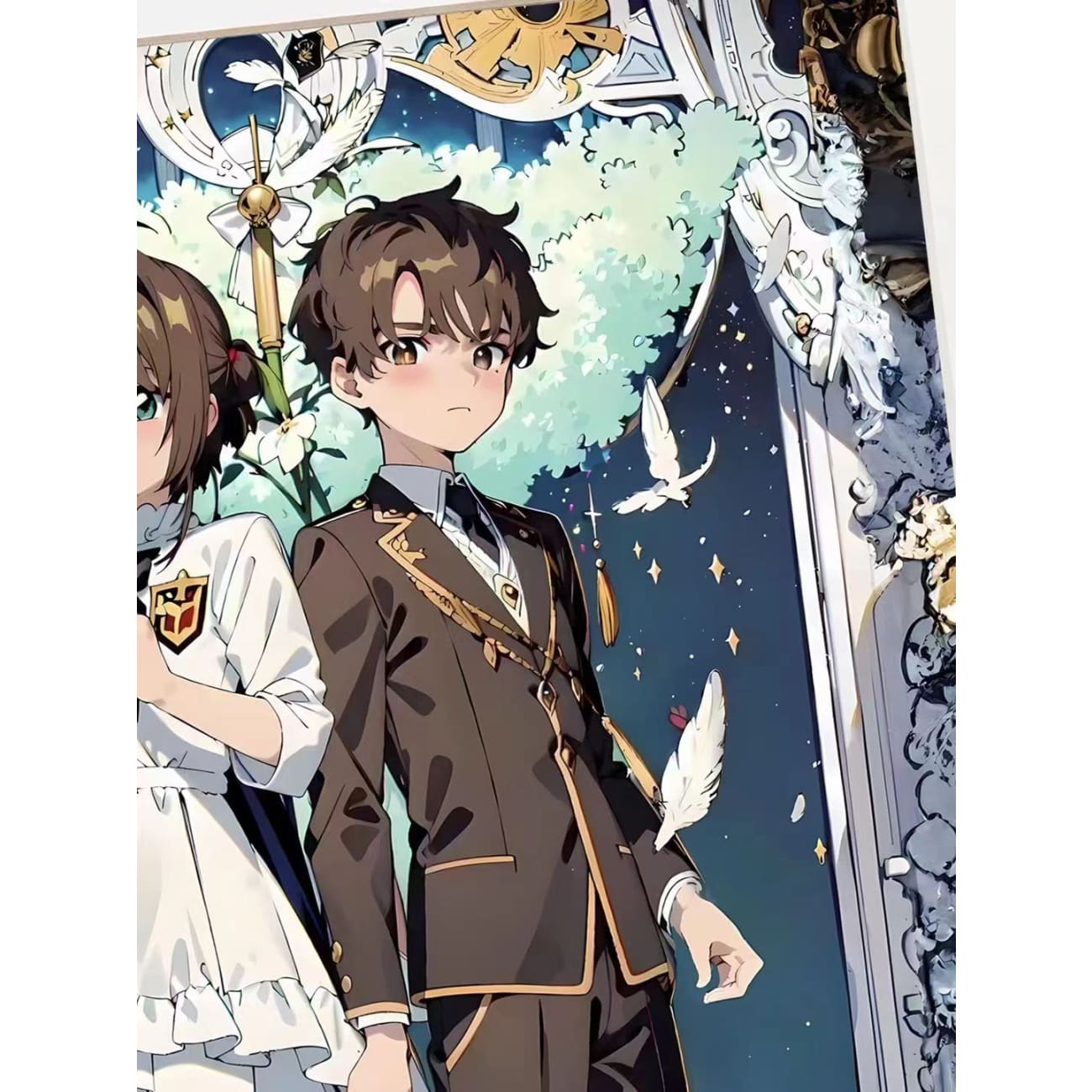 Xing Kong Studio - Syaoran Li & Sakura Kinomoto Poster Frame