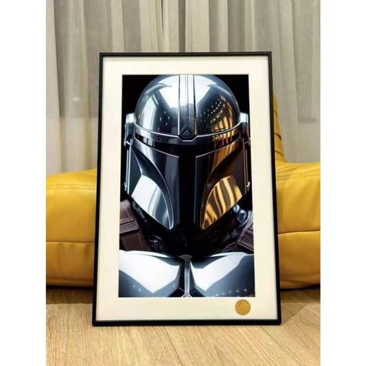 Xing Kong Studio - The Mandalorian Star Wars Poster Frame
