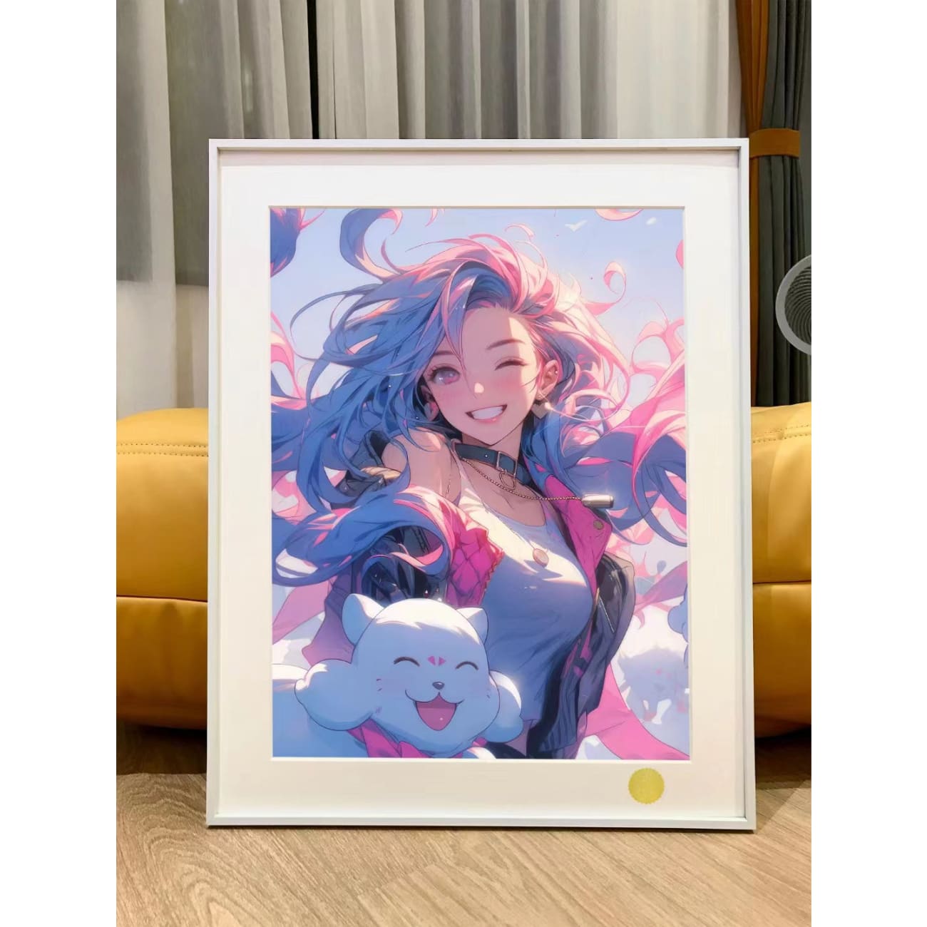 Xing Kong Studio - The Starry-Eyed Songstress Seraphine Poster Frame