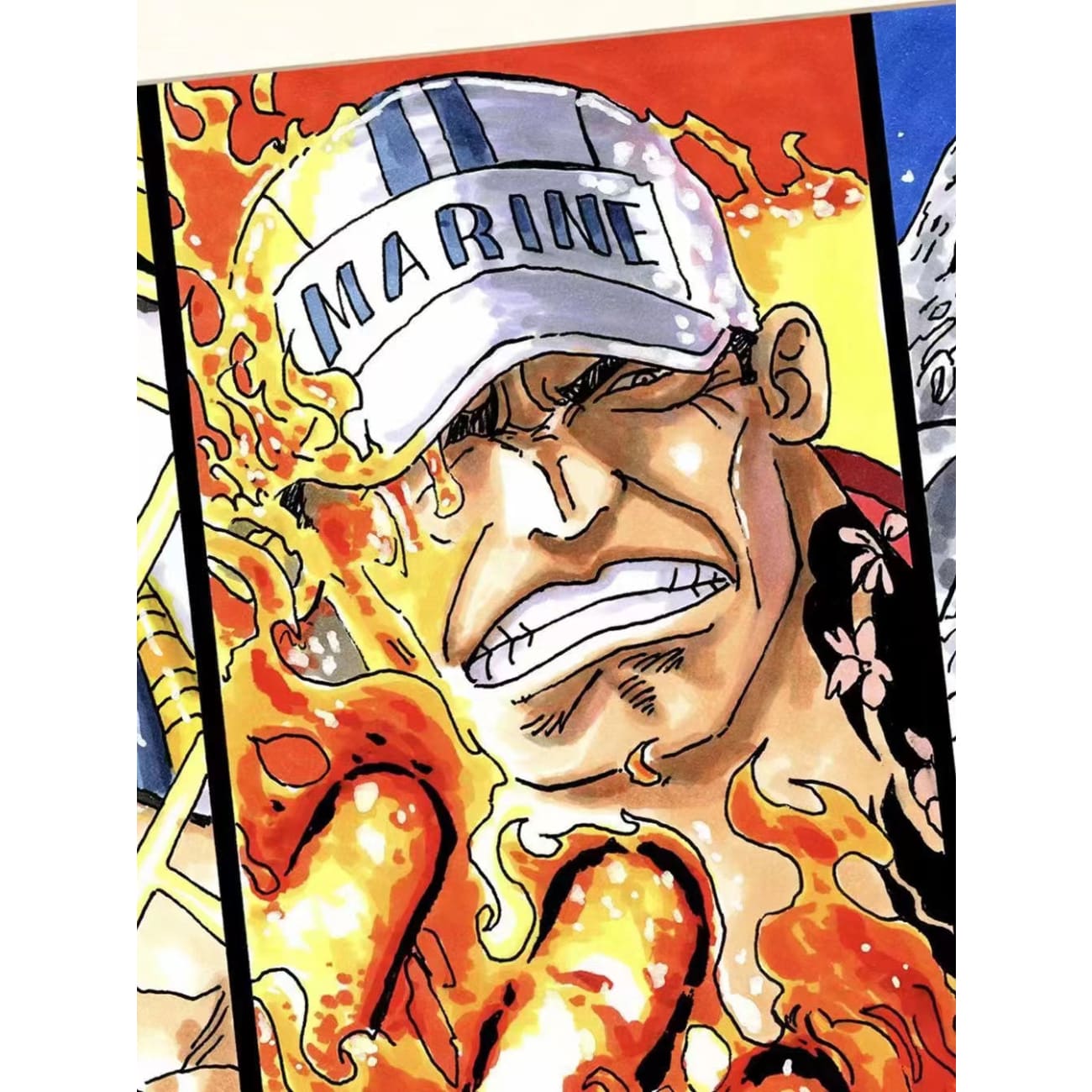 Xing Kong Studio - Three Admirals of the Marines Sakazuki, Kuzan & Borsalino Poster Frame 