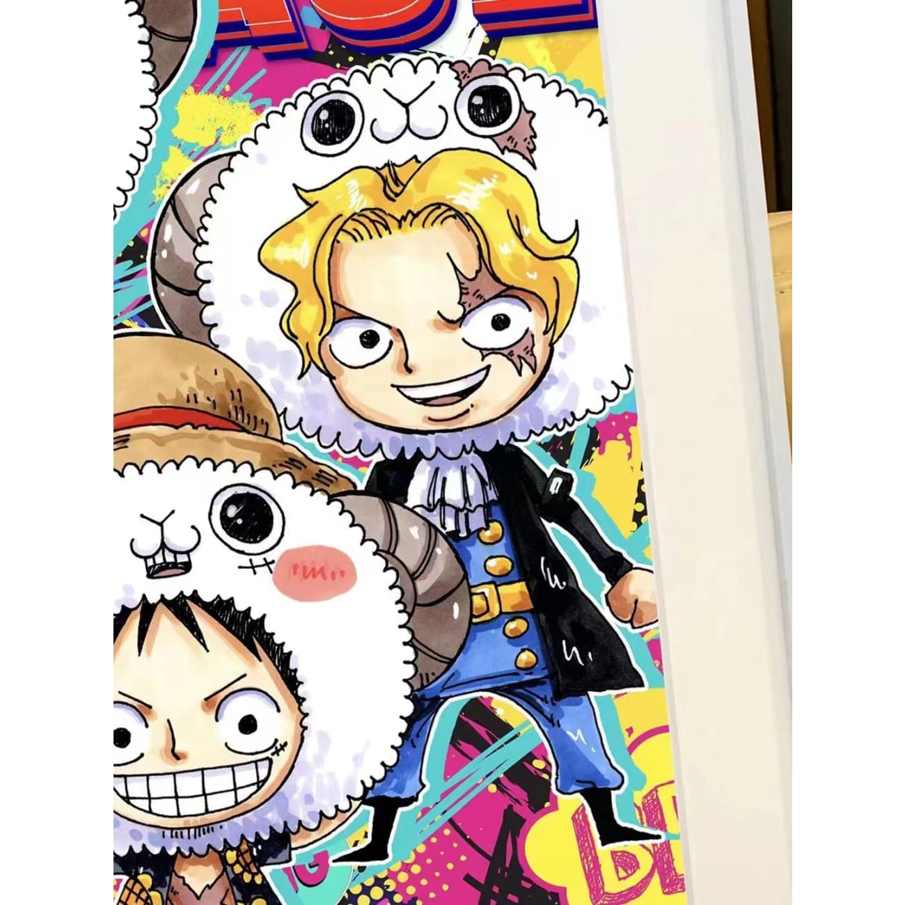 Xing Kong Studio - Three Brother Ace, Luffy & Sabo Poster Frame