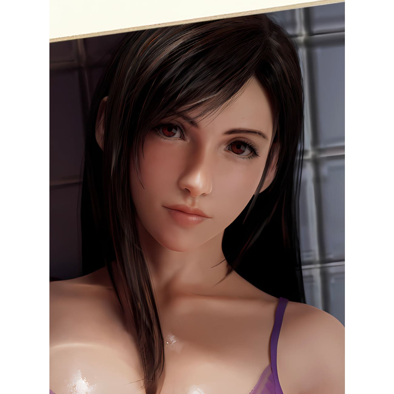 Xing Kong Studio - Tifa Lockhart Bathroom Ver Poster Frame