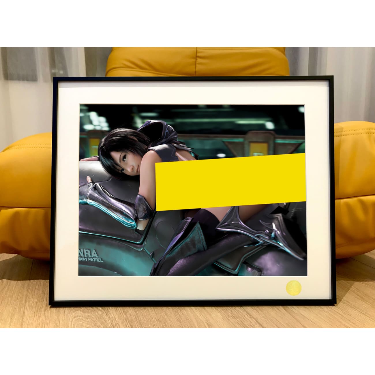 Xing Kong Studio - Tifa Lockhart Motorbike Ver. Poster Frame