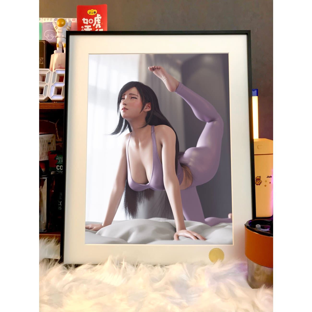 Xing Kong Studio - Tifa Lockhart Yoga Ver. Poster Frame 
