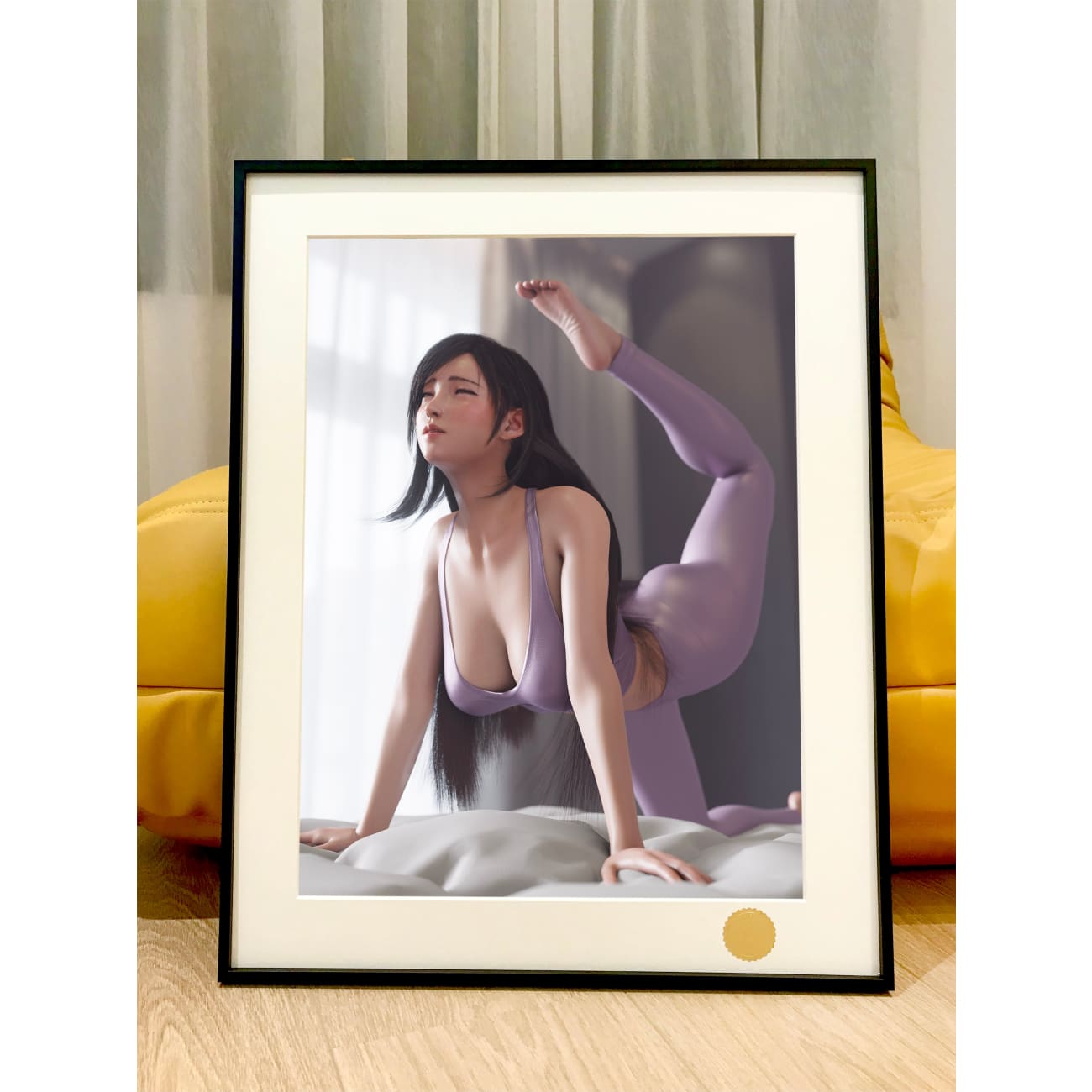 Xing Kong Studio - Tifa Lockhart Yoga Ver. Poster Frame 