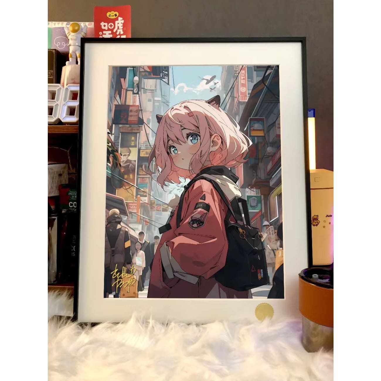 Xing Kong Studio - Travelling Anya Forger Poster Frame