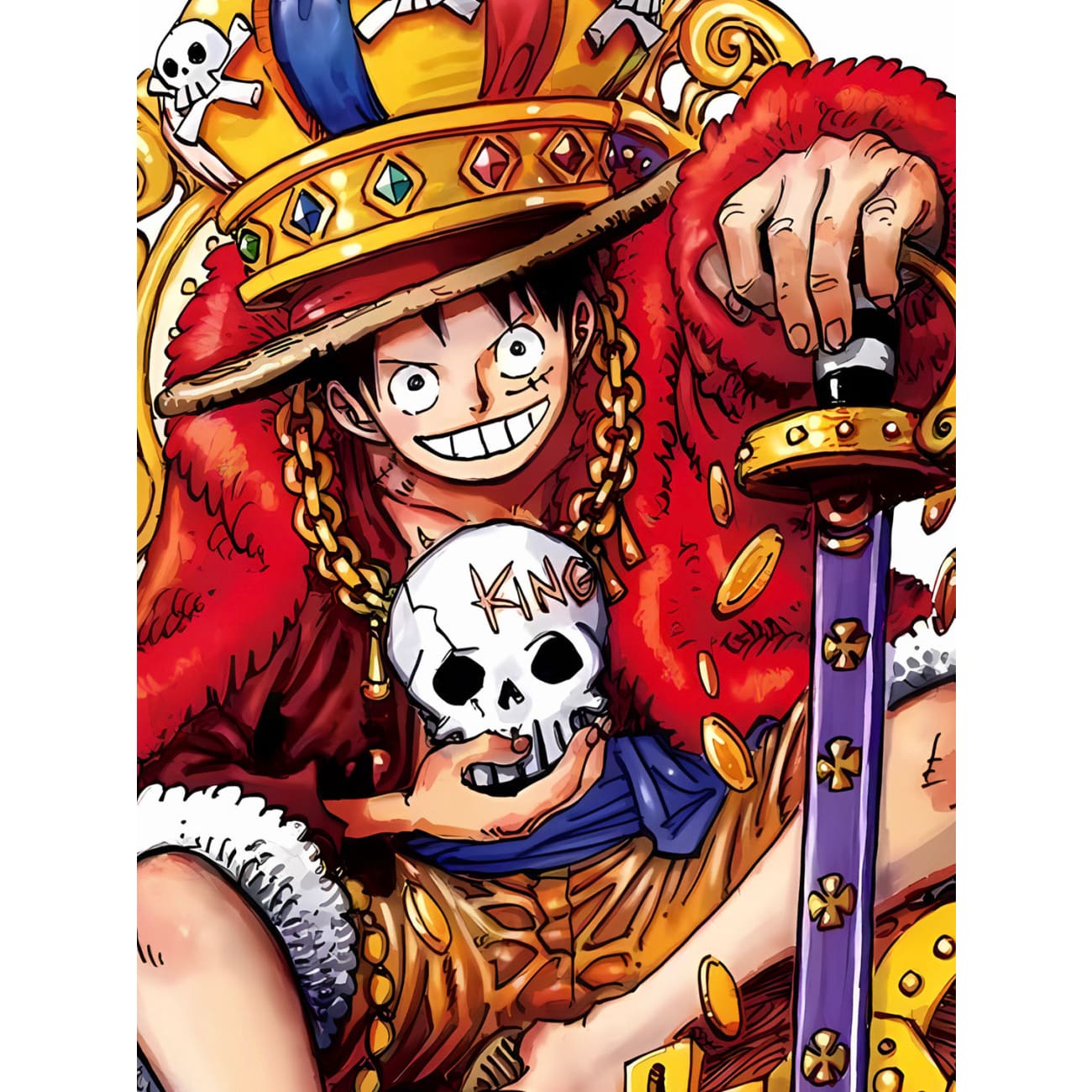 Xing Kong Studio - Treasure Monkey D. Luffy Poster Frame